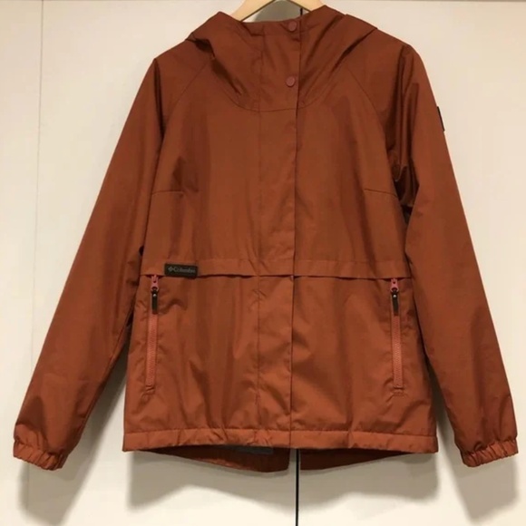 Columbia waterproof spring jacket ROSE DUST color outdoors adventure windbreaker - Picture 2 of 7